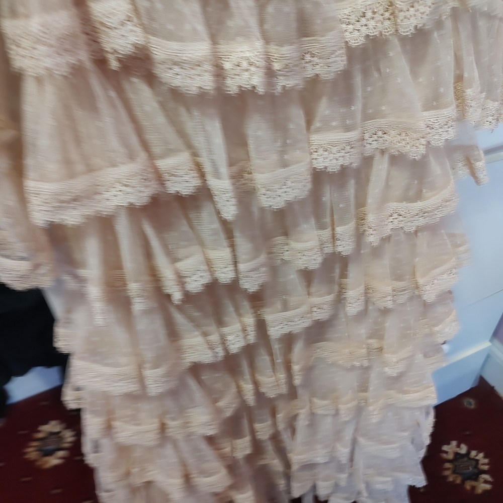 Mac Duggal Cream Lace Dress - Picture 5 of 5